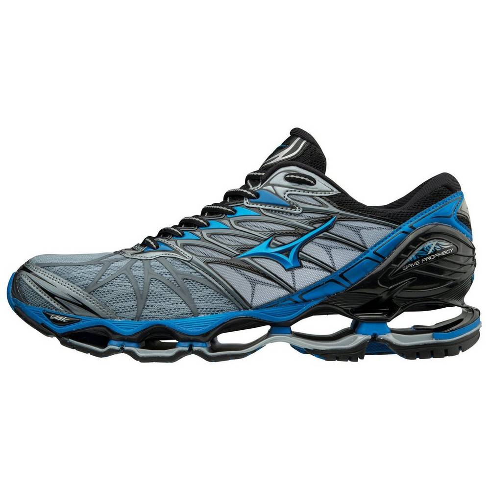 Mizuno Wave Prophecy 7 Férfi Futócipő Fekete/Titán URZ285417